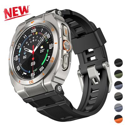 Silicone Sport Strap+Metal Case for Samsung Galaxy Watch Ultra 2025 47mm Bracelet Correa for Galaxy Watch 7Ultra 47 Accessories