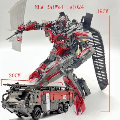 Transformation Toys BAIWEI Sentinel Prime TW1024 Fire Engine TW-1024 Autobots Truck Model SS61 Action Figure Deformation Robot