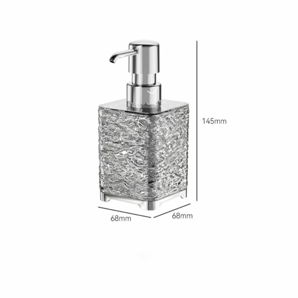 

Portable Liquid Dispenser Refillable Hand Sanitizer Containers Durable Shampoo Bottle Grey-300ml