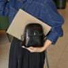 Simple Design Oil Waxing Split Leather Women Phone Bag New Retro Style Single Shoulder Mini Crossbody Bag Fashionable Small Bags
