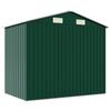 Garden Shed Green 205 x 129 x 183 cm Galvanized Steel