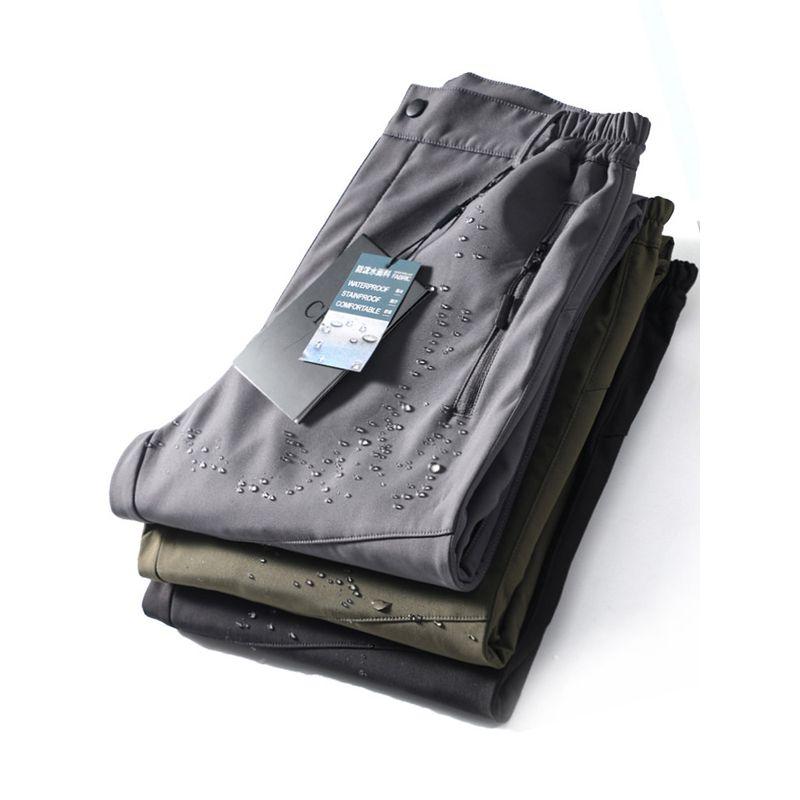 Windproof Fleece Warm Outdoor Function Cargo Pants Soft Shell