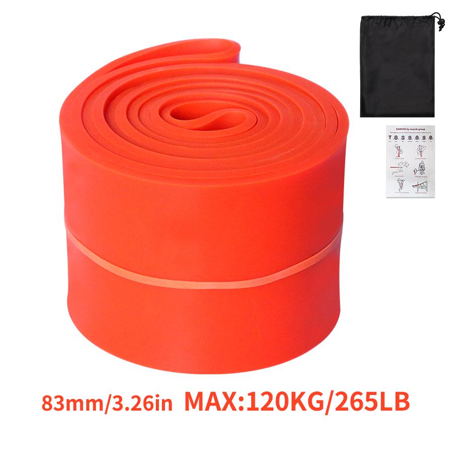 Wytrzymała guma oporowa lateksowa do ćwiczeń, elastyczna taśma do ćwiczeń siłowych, podciągania, treningu Pilates, sprzęt fitness
