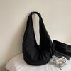 Japanese-style Casual Large-capacity Nyl Tote Bag, Lazy Style Versatile Crossbody Bag, Student Shoulder Bag for Class