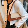 Chic Minimalist Shoulder Bag For Women Featuring Soft Suede And Magnetic Closure