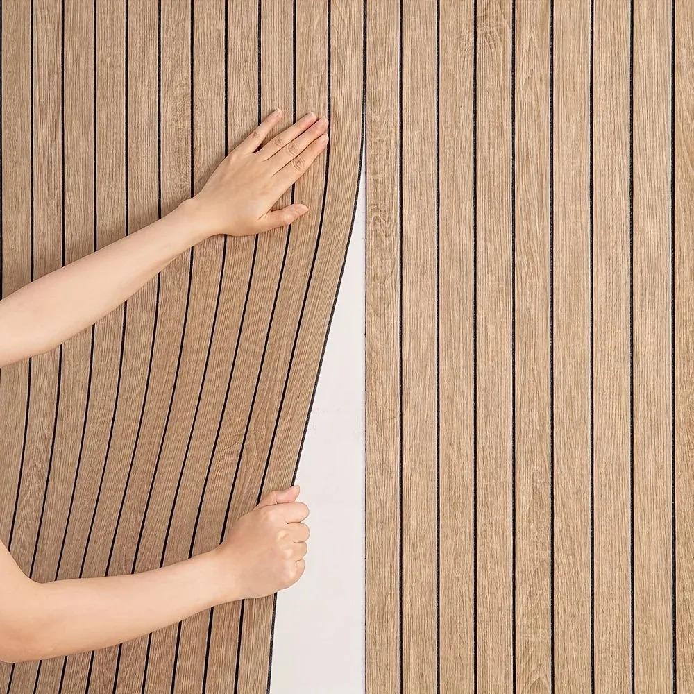 3D Peel and Stick Wall Stickers Easy DIY Suitable for Ceiling, Living Room 1 Roll Self-Adhesive Wall Panel Sxp Foam Stickers