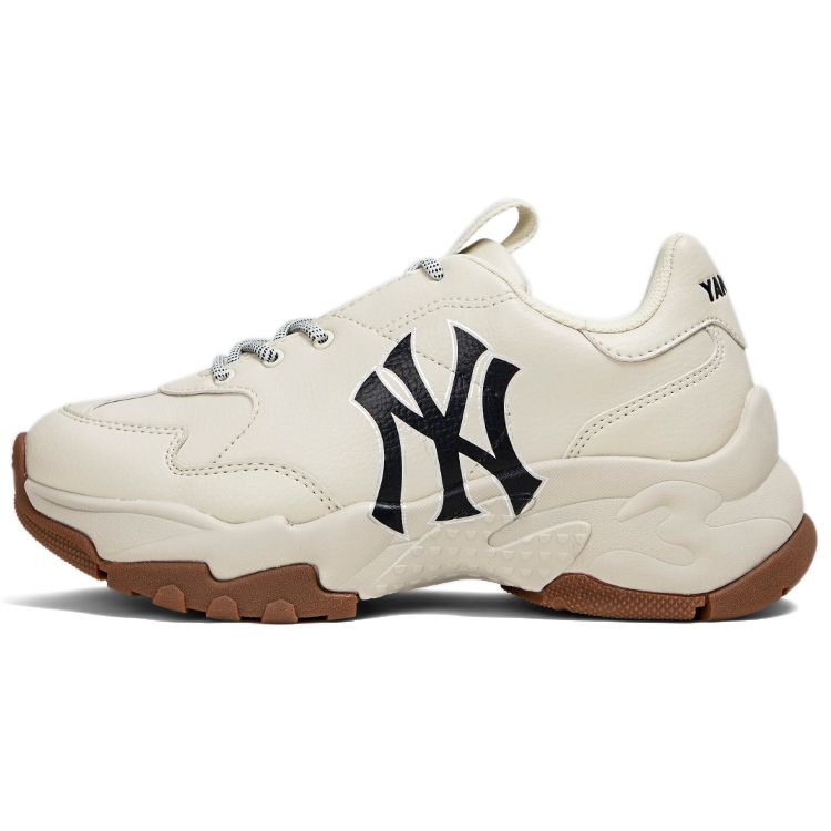 MLB Big Ball Chunky Occhio Nudo 3D Casual Versatile Quotidiano Rialzanti Scarpe Basse da Papà Sneaker Unisex Standard-Bianco Sporco 3ASHBNA3N-50CRS