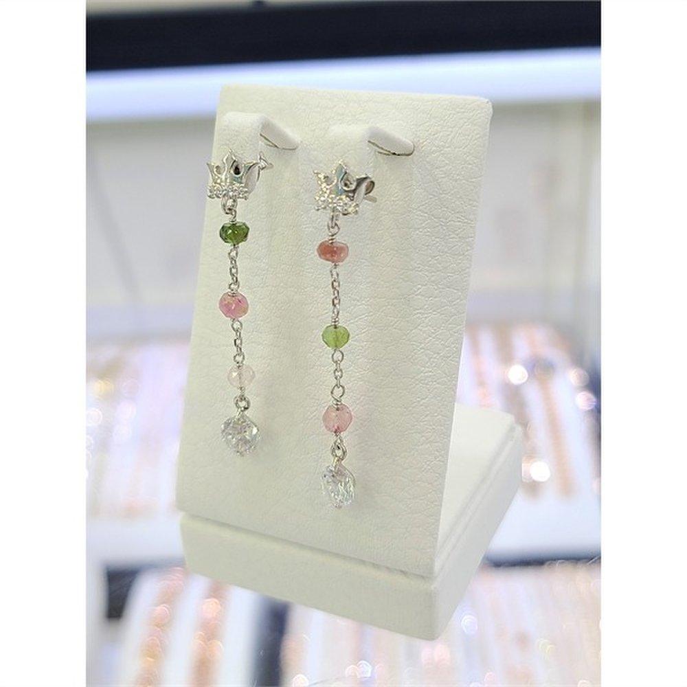 Paichichi Save Zone 05 Silver Gemstone Earrings Szssj110897E (9561432)