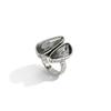 Goth Crystal Crystal Geometric Ring Asymmetrical Open Rings Square Finger Rings  Women