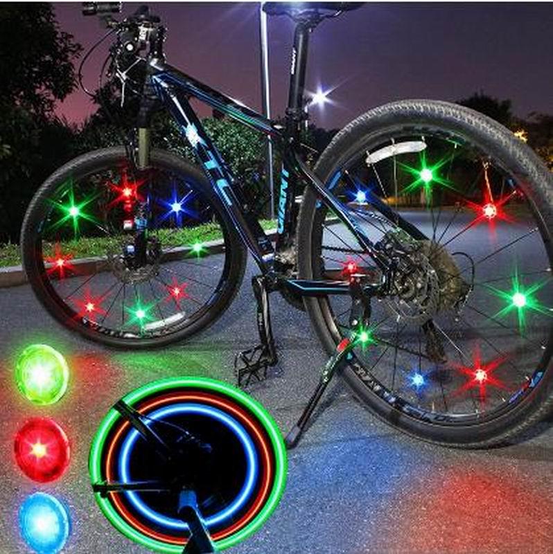 20pcs LED Bicycle Bike Cycling Rim Wheel Lights On Off Flash Spoke String Hot