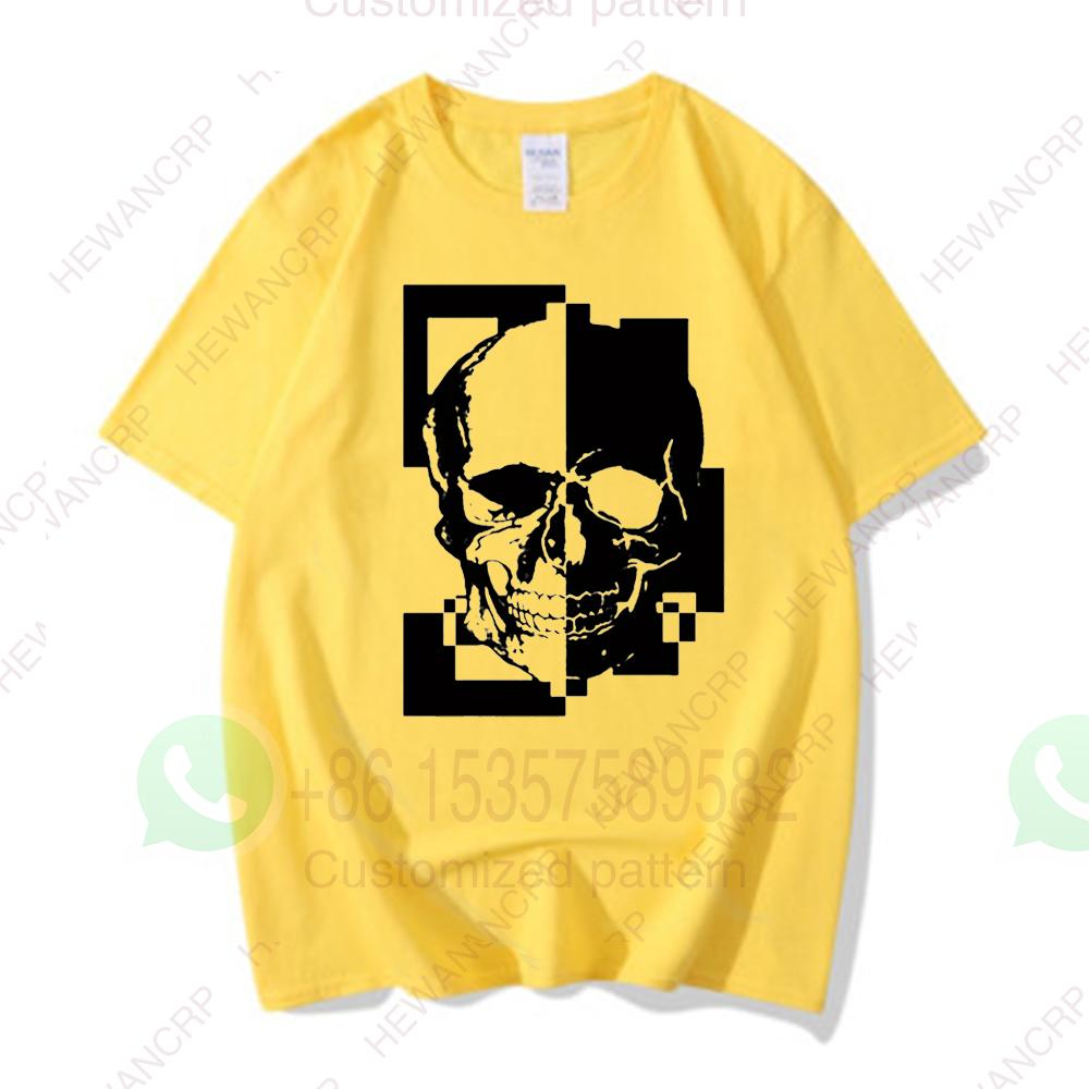 Lustiger Grafikdruck Herren T-Shirt Baumwoll-T-Shirts Rundhals kurzärmelig Tee Tops Herren Unisex lässig Übergroß Streetwear T-Shirts