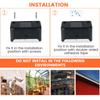 4/8/12/16/20pcs Solar LED Lights Outdoor Garden Light Deck Lamp Solar Stairs Light Waterproof Solar Step Lamp Patio Garden Decor