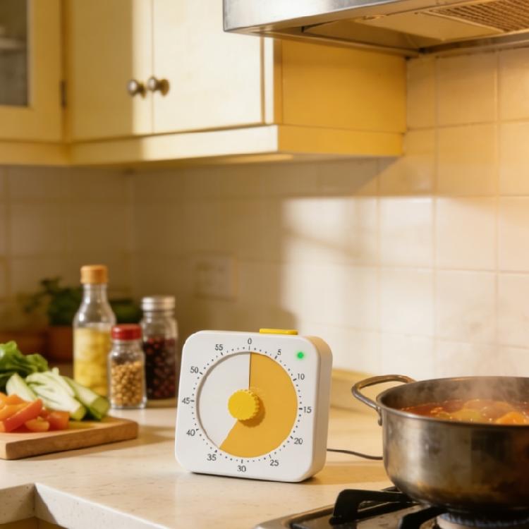 User Friendly Visual Timer With Loud Alarm Suitable For Cooking Classes And Time Management