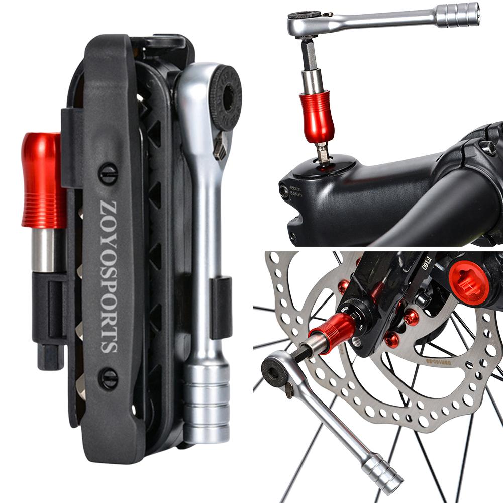 

Mini Ratchet Wrench Tool Kit Tire Lever Screwdriver Spanner Set Mountain Bike Road Bike Riding Repair Accessories China Mainland