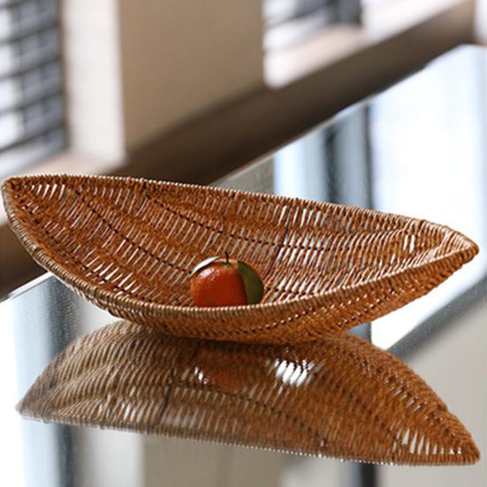Podnos na ovoce Ručně vyráběný Rychlý odtok Plastový Ratan Pohodlný Banket Občerstvení Podnos Domácí potřeby