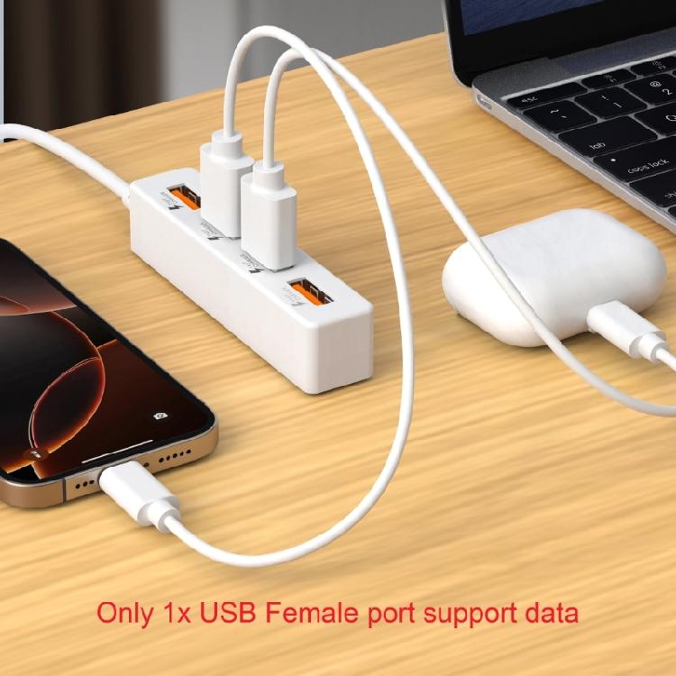 4 in 1 USB2.0 Splitter Cable for Charging USB Male to 4 USB2.0 Female Extender Cable Data Charging Split Adapter