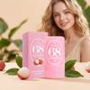 Solid Perfume Balm Lychee Fruity Scent Natural Sweet Fresh Versatile Portable Fragrance