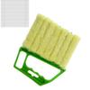 Mini Blinds Cleaner Shutter Multifunctional Household Cleaning Dust Brush for Home Hotel Green