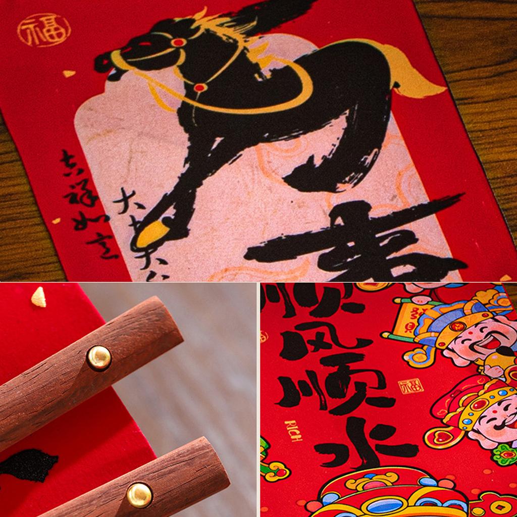 2026 New Year Decoration Wall Hanging Spring Festival Ornament Home Hanging Couplets Home Decor New Year Gift