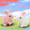 Cute Electronic Plush Toys Interactive Pet Rabbit Toy Sound and Action Features for Fun Playtime Toddler Toys Toys for Kids