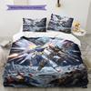 Mobile Suit Gundam Soft and Comfortable Duvet Cover,Children's Bedding Set Gift,Extra Large Size, Various Sizes Available -HYQ31