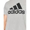 Adidas Essentials Big Logo Tee Medium Grey Heather/Black Men Streetwear GK9123
