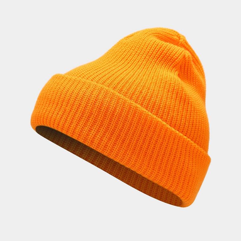 New Hats Men's and Women's Trend Autumn and Winter Outdoor Trend Simple Wool Knitted Hat Student Leisure Stacking Hat