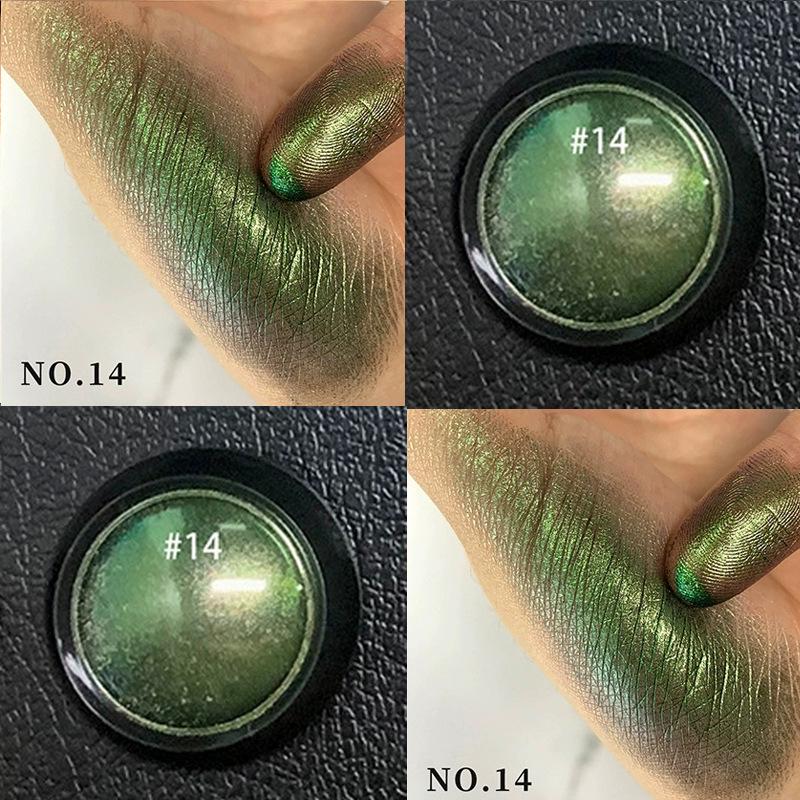 

Хамелеон Перламутровая Пудра для Теней - Одноцветная, Глиттерный Финиш