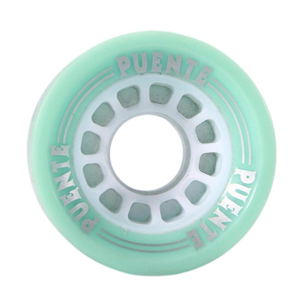 4 PCS Skateboard Wheels Cruising Wheel Bearings and Spacers Set