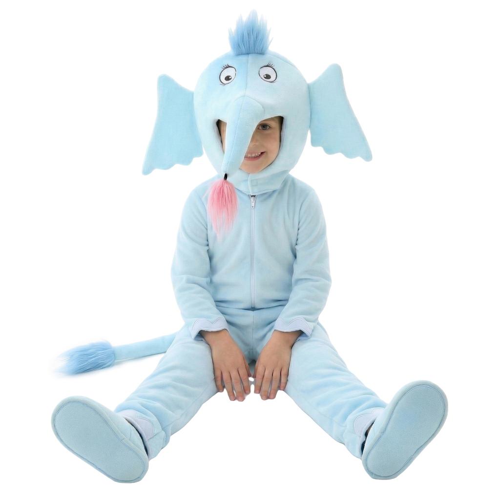 Kids Blue Elephant Costume Book Day Role Play Outfit Halloween Cosplay World Book Day Party Dress
