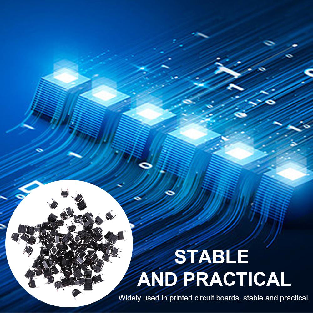 

100PCS Tact Switch Push Button 6X6X5mm Micro Switch Touch Button Momentary Tactile Switch Button Electronic Components China Mainland