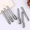Tungsten Carbide Rotary File Burr Style C Ball Nose Cylinder 6Mm 1/4 Shank Mould Carving Tools Single Cut Milling Cutter