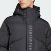 Adidas Outdoor Casual Warm Windproof Long Sleeve Down Jacket Men Jacket Black JM4621