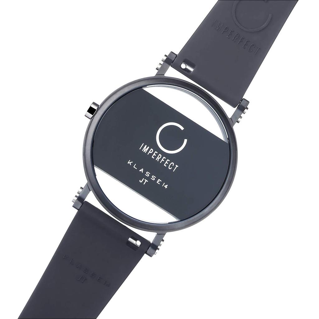 [KLASSE14] KLASSE14 IMPERFECT Square BLACK 40mm IM18BK006M Men's Watch [Official Import]