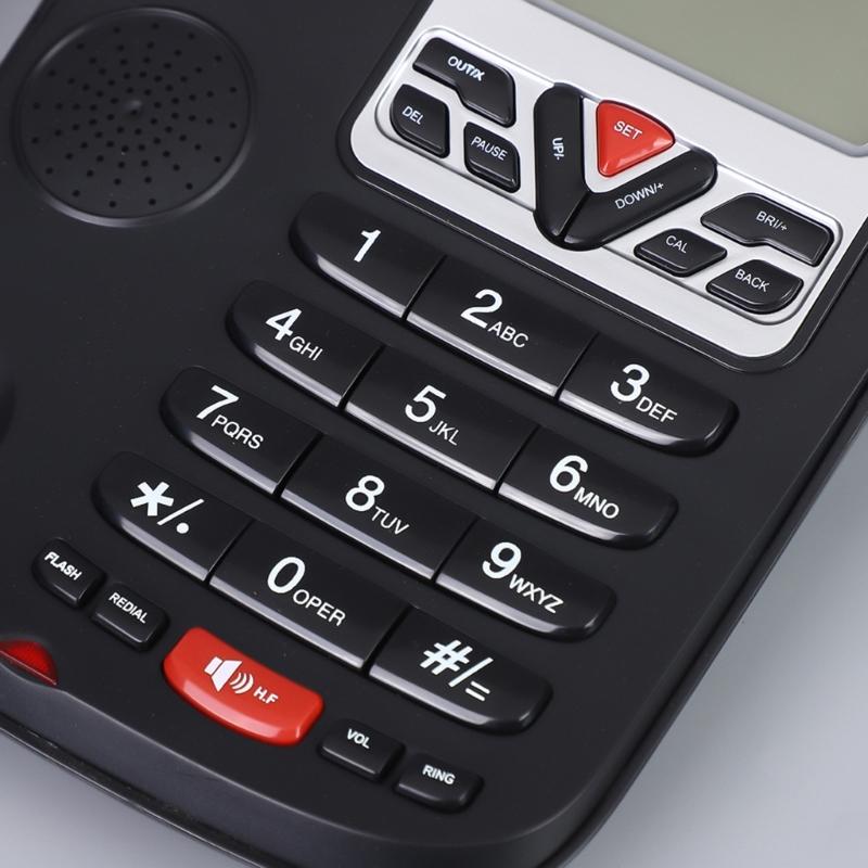 L-51 Fixed Landline Phone Desktop Telephone Caller Identification Energy Saving for Corporate Offices and Hospitality