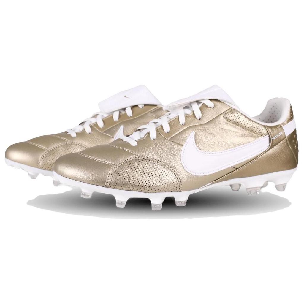 Nike Premier 3 FG Metallisk Gullkorn Herre Sneakers Hvit AT5889-200