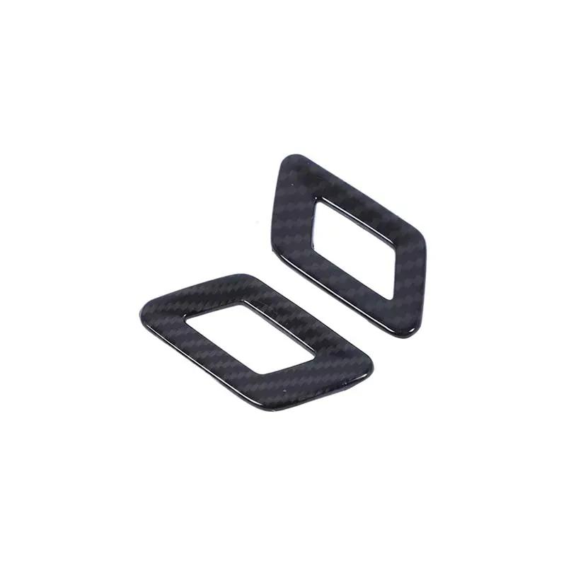 For BMW 7 Series G70 -2025 ABS Carbon Fiber Car Rear Door Switch Button Decorative Frame Stickers Car Interior Accessories