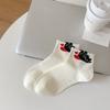 Cute Socks, Women's Spring and Autumn Short Socks, Cotton Socks, Cartoon Long Socks, Summer Thin Mid-calf Socks