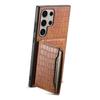 Luxury Crocodile Texture Leather Case For Samsung Galaxy S24 Ultra S23 Plus S21 FE Card Slot Wallet Flip Stand Smart Phone Cover
