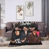 Love Malachi Barton American 2025 Flannel Blanket Warm Soft Bedding Throws for Home Decor Picnic Fluffy Bedspread Sofa Bed Cover