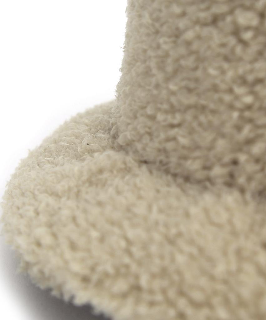 Eondeokeonteulolseutyudio Poodle Winter Fur Detail Feminine Women'S Casual Bucket Hat Block Bucket / Poodle / Br Ivory