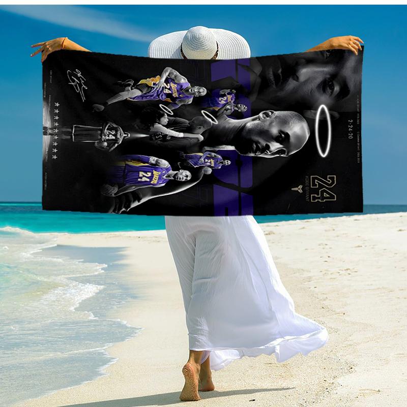 Great Basketball Player Fashion Beach Towel: Ideal for Summer Adventures Soft, Absorbent and Quick Drying Suitable for Swimming and Bathing
