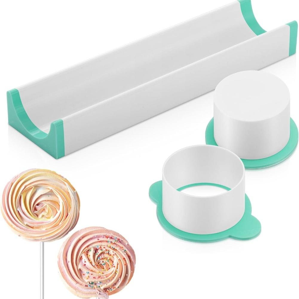 Round Cake Set and Tray for Baking Cake Pops Cookies Brownies and Craft Clay Designed for Longevity and Easy Use