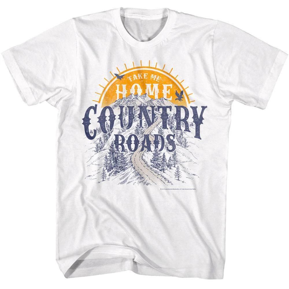 

John Denver Take me Home Country Roads Men s T Shirt Guitar Music M
