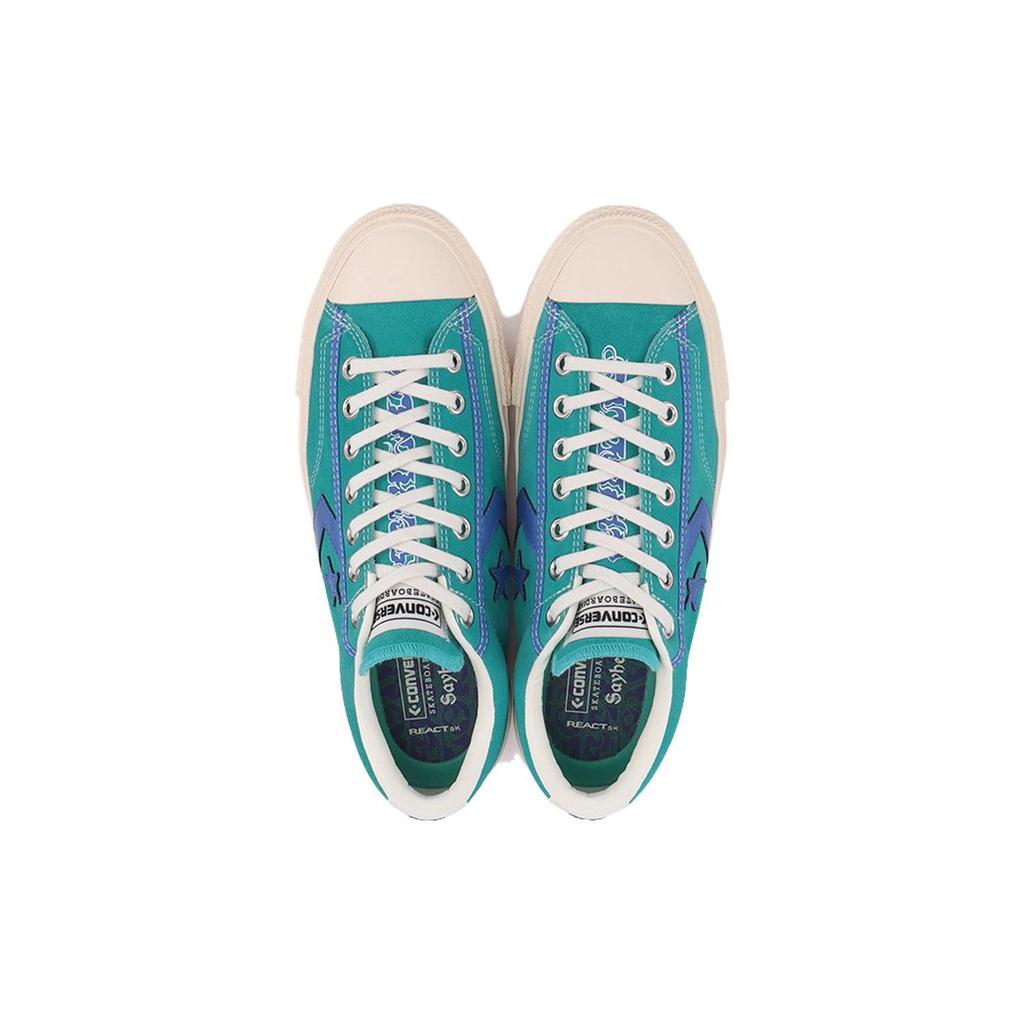 Converse Breakstar Sk Sayhello Ox Low Top Canvas Shoes Unisex Sneakers Green 34201070