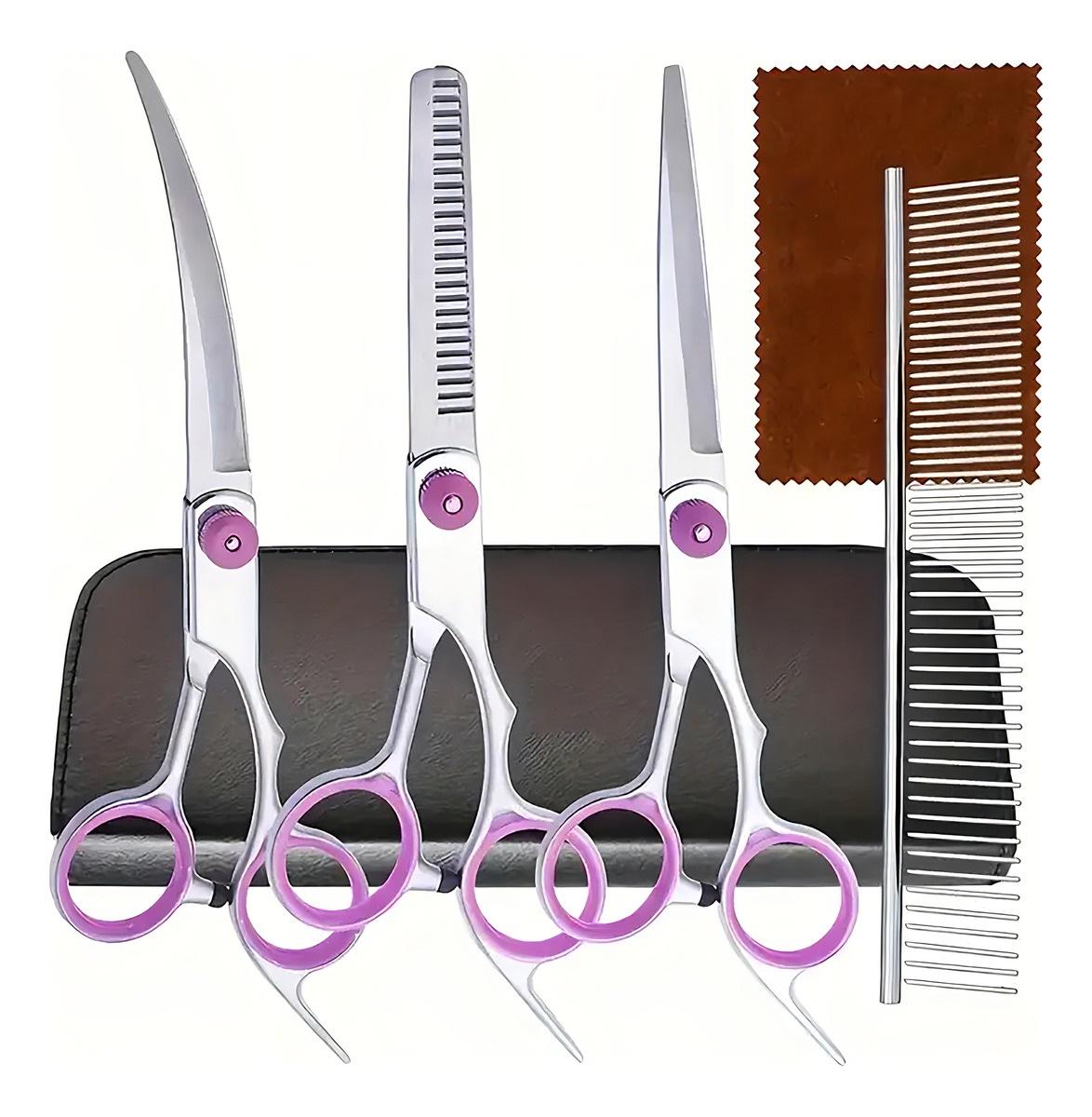 

Hair Clipper Split, Hair Clipper Flat Teeth Clipper, Bent Clipper Pet Set Portable Hairdressing Tool