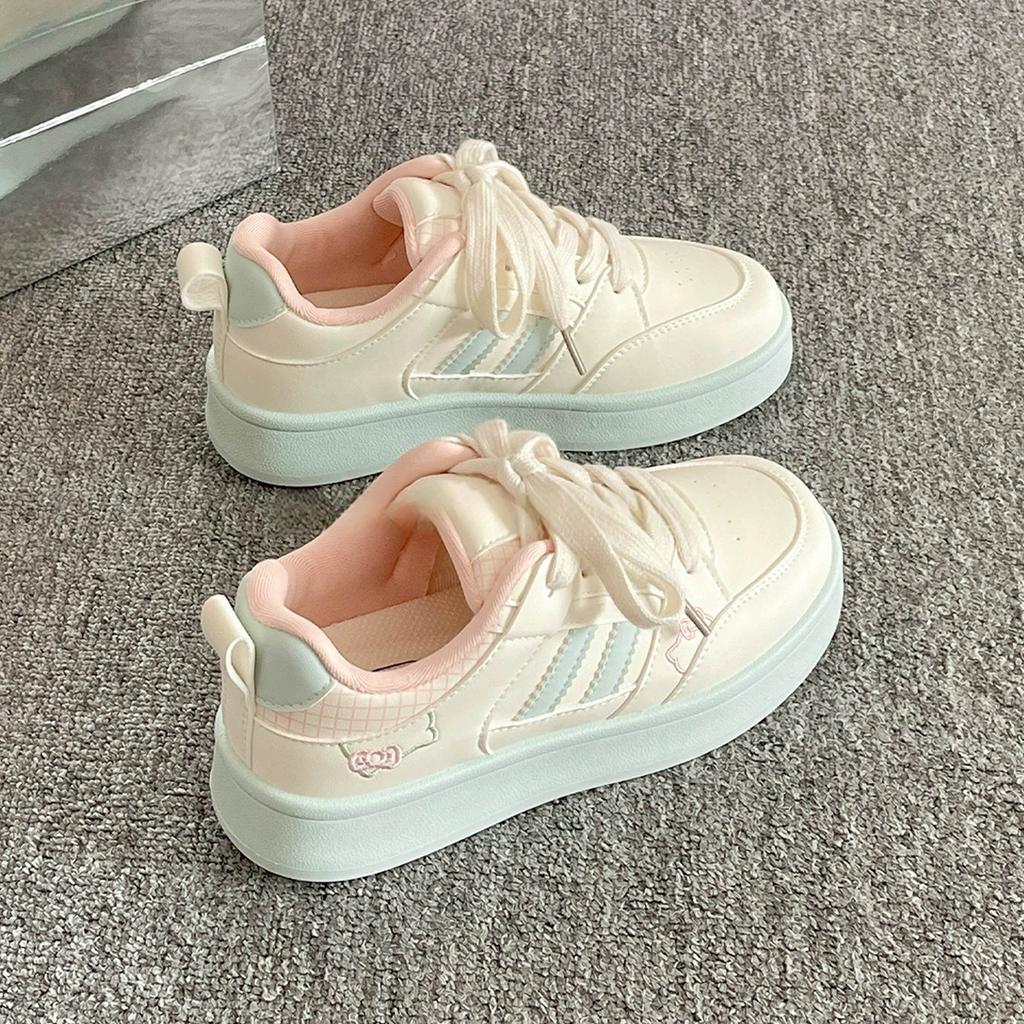 Autumn new breathable ins tide student platform leisure sports moral training board shoes