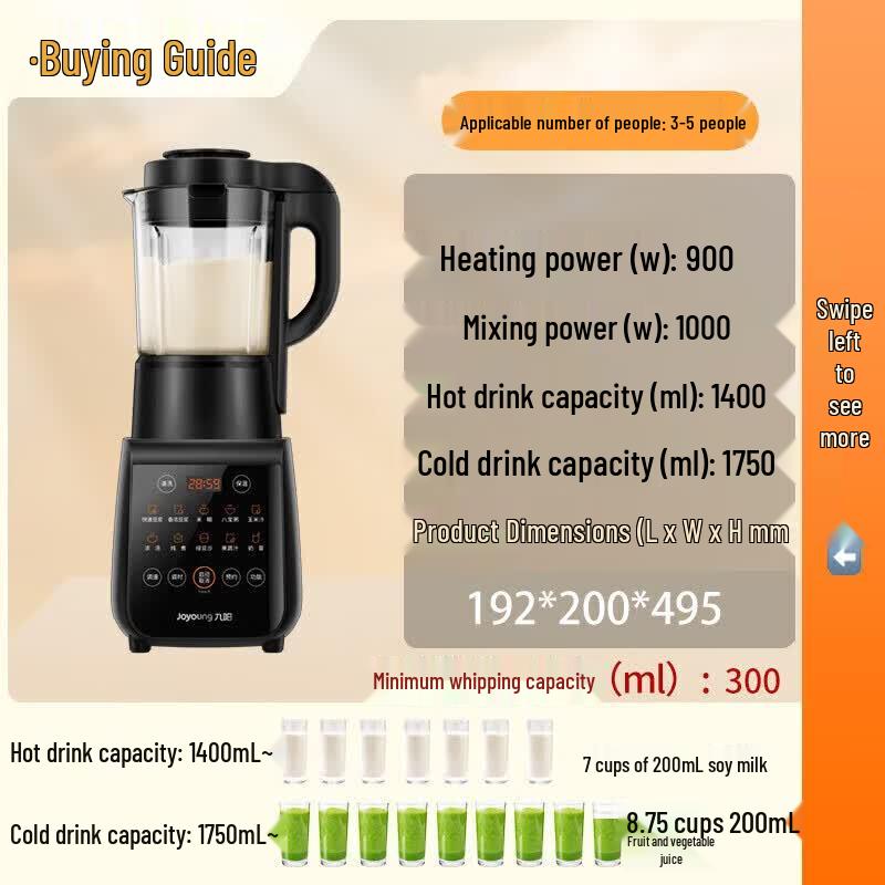 Joyoung Multi-functional Smart Blender CN plug (adapter included)