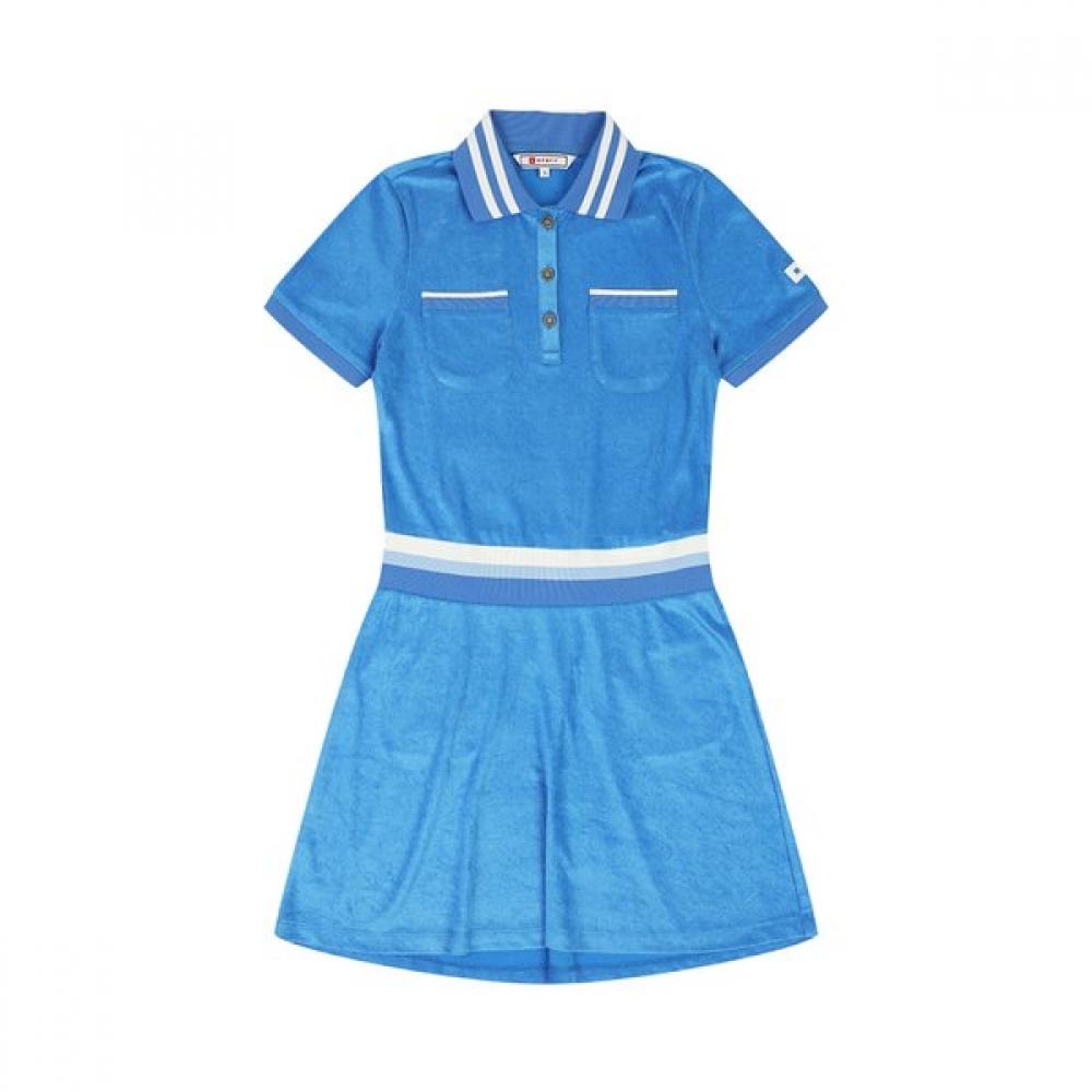 Onoff Women Short Sleeve Dress Of3004la Blue