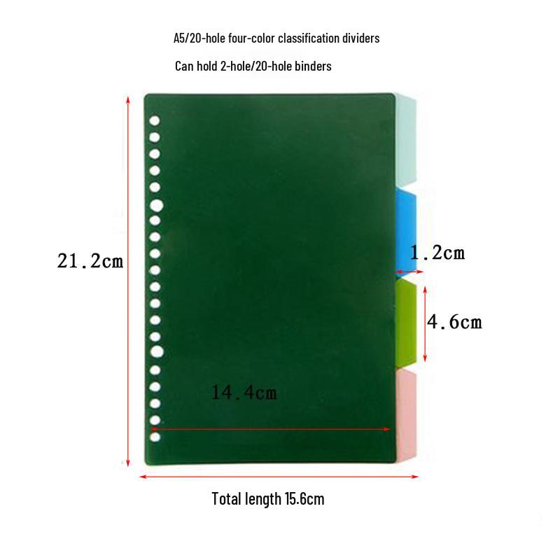 Пластиковые разделители и закладки из ПП для папок формата A4B5 752₽
